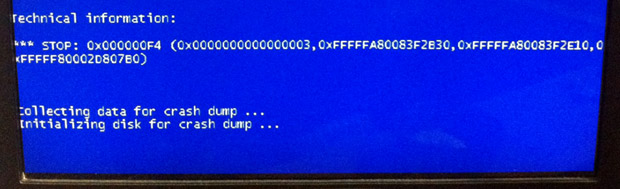bsod-0x000000F4