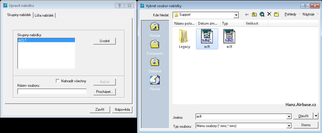 AutoCAD-LT-aclt-mnu-mns-mnc