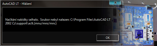 AutoCAD-LT-nacitani-nabidky-selhalo