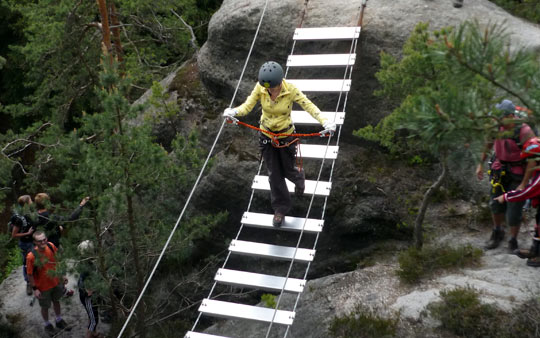 Feraty Klettersteig Nonnensteig - Jeptiška (Německo 08.05.2009)