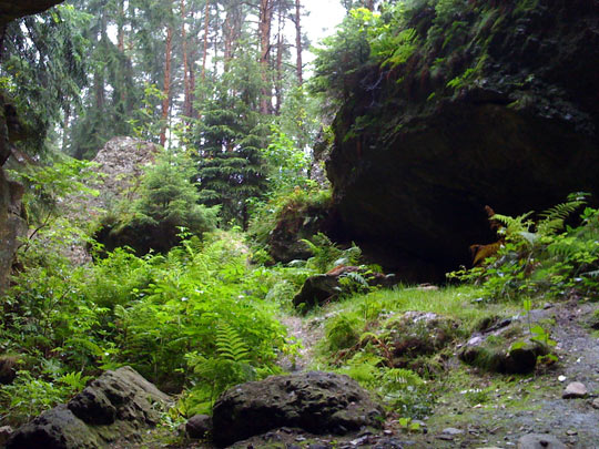 Bouldery v lomu Nad Planinou