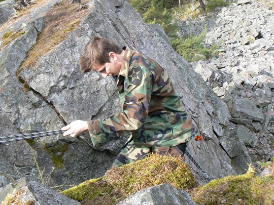 Lezení Jindřichova skála (18.04.2010)