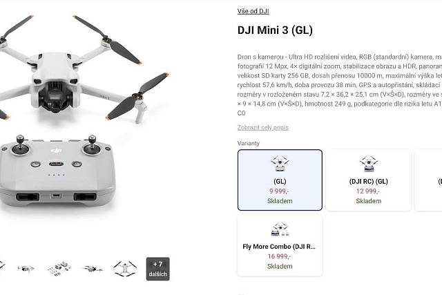 Problém s dronem DJI Mini 3 - špatné ostření (rozmazávání obrazu)